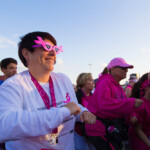 pink ribbon glasses 2013 Cleveland Susan G. Komen 3-Day breast cancer walk