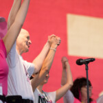 survivor holding hands 2013 Cleveland Susan G. Komen 3-Day breast cancer walk