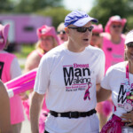 man walking 2013 Cleveland Susan G. Komen 3-Day breast cancer walk