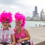 pink feathers 2013 Chicago Susan G. Komen 3-Day breast cancer walk