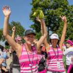 hands up 2013 Michigan Susan G. Komen 3-Day breast cancer walk