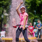 pink fountain 2013 Michigan Susan G. Komen 3-Day breast cancer walk