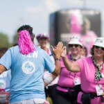 crew high five 2013 Michigan Susan G. Komen 3-Day breast cancer walk