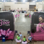 indoor camp inflatable 2013 Philadelphia Susan G. Komen 3-Day breast cancer walk