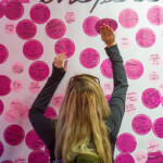 pink sticker wall 2013 Atlanta Susan G. Komen 3-Day Breast Cancer Walk