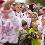mother son closing 2013 Dallas Fort Worth Susan G. Komen 3-Day breast cancer walk