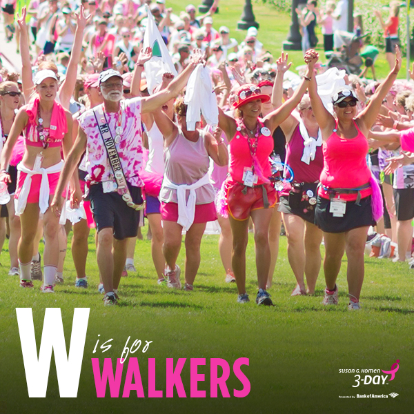 Susan G Komen 3 Day Breast Cancer Walkers Walk