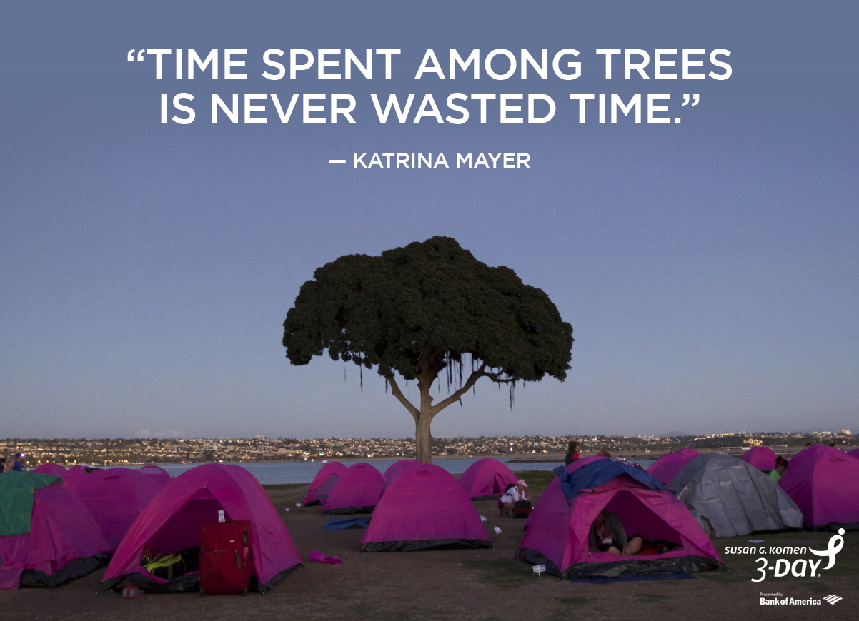 Time spent among trees is never wasted.