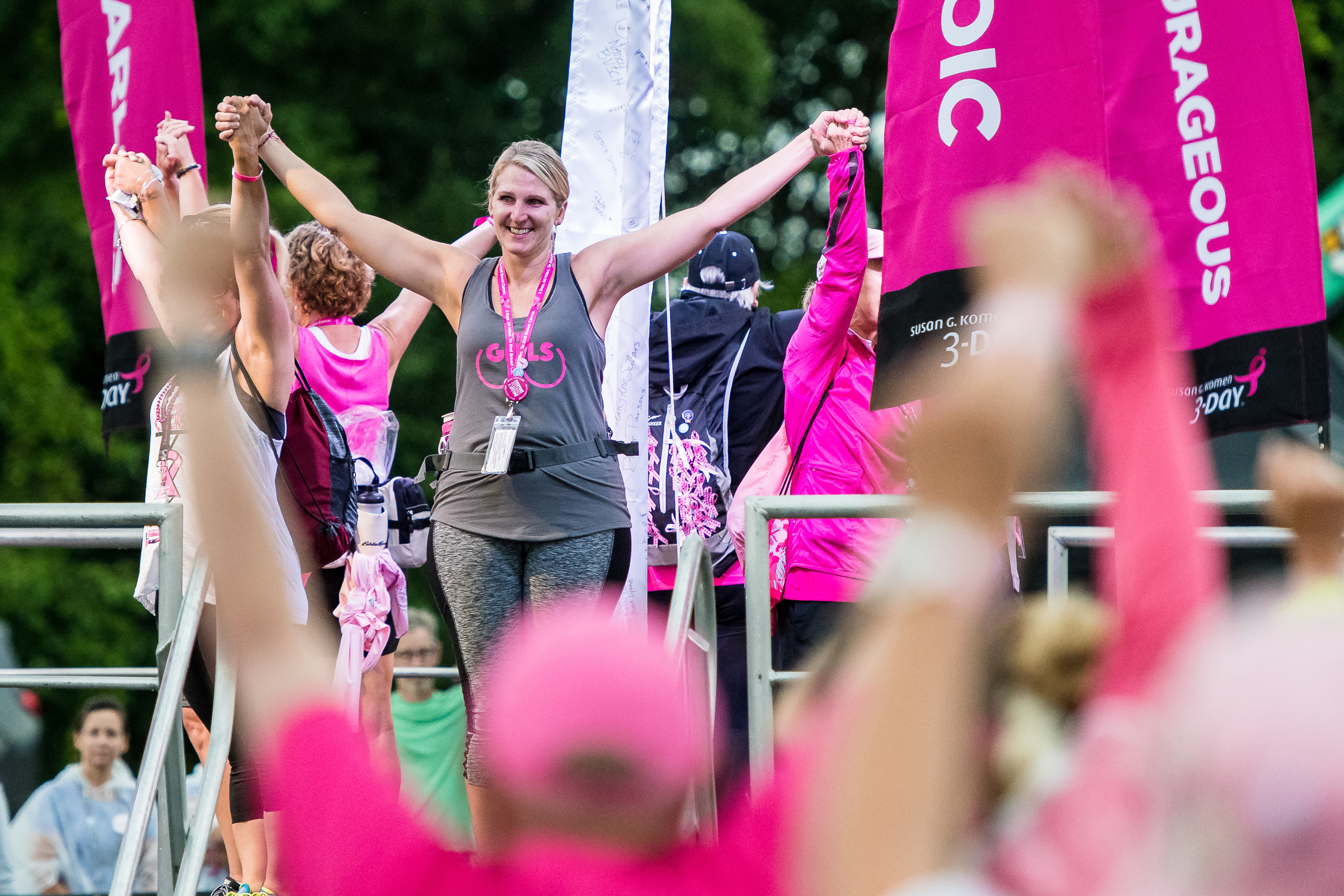 Day 1 of the Susan G. Komen 3day walk in Novi, Michigan on August 4, 2017.