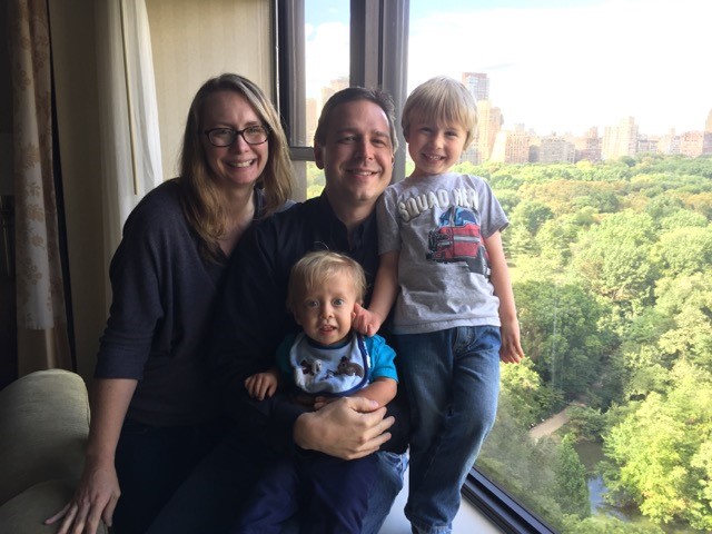 Family 2017 on vacation in NYC