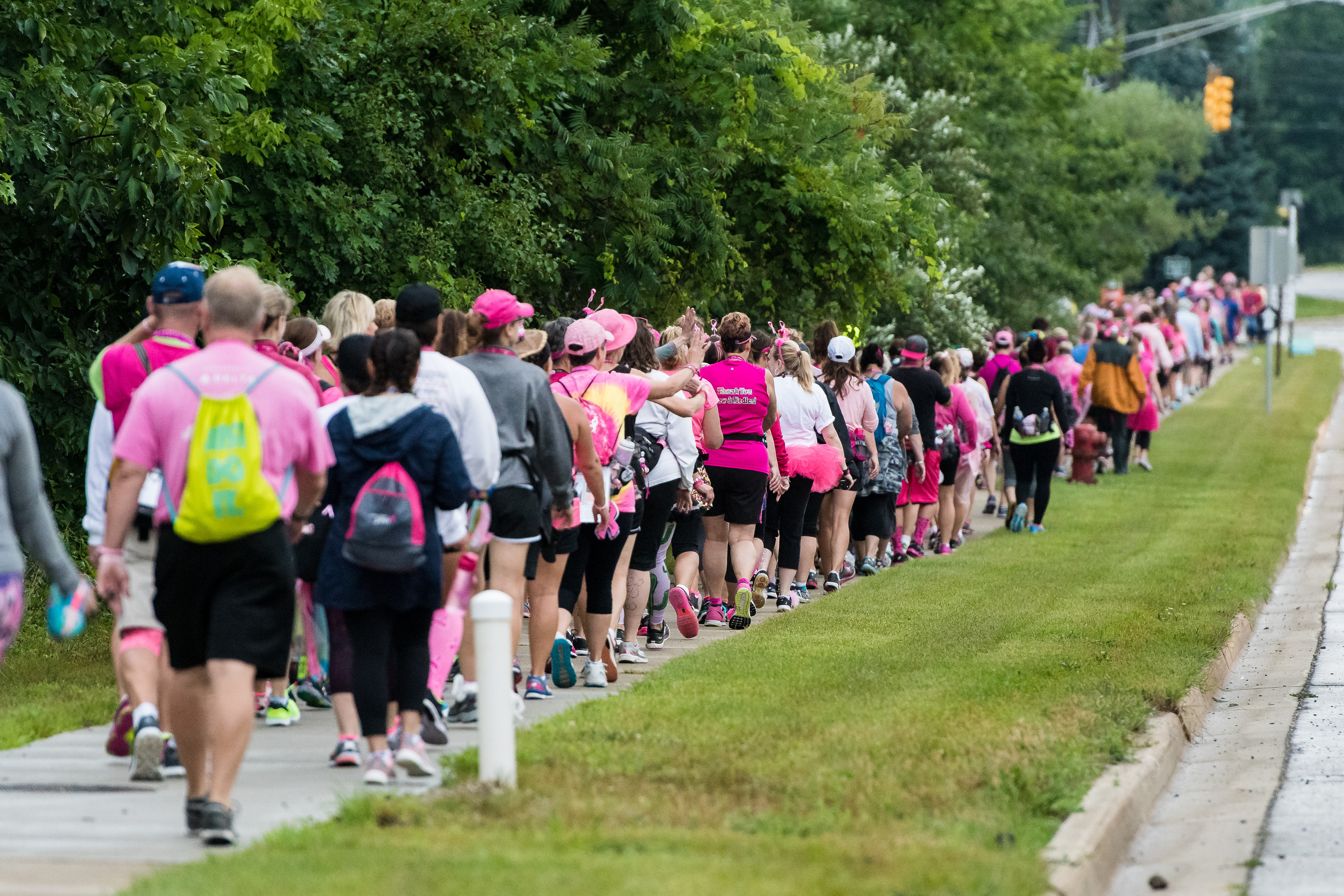 Day 1 of the Susan G. Komen 3day walk in Novi, Michigan on August 4, 2017.