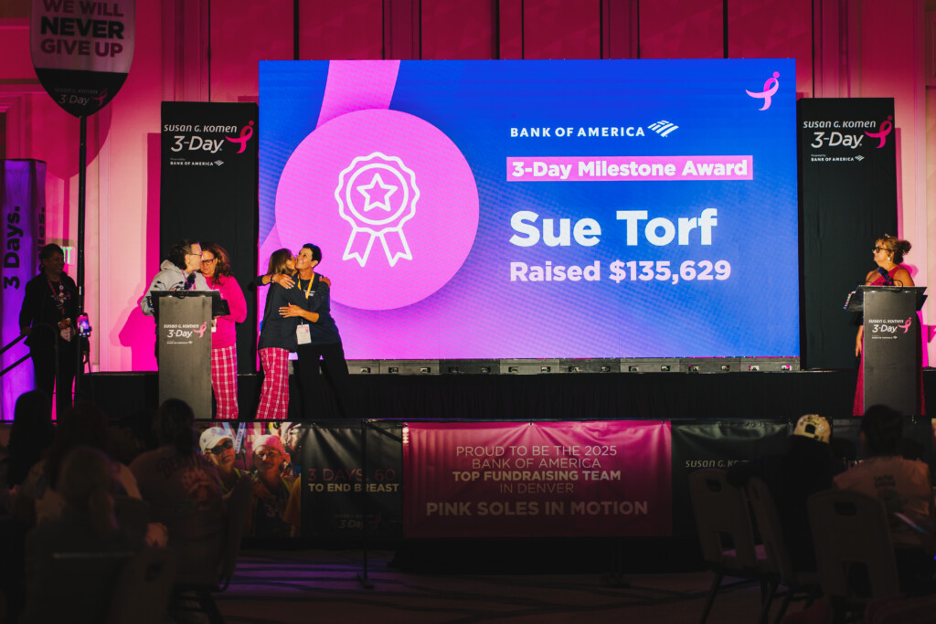 Sue T. at the Denver 3-Day 2025 Celebration of Champions.