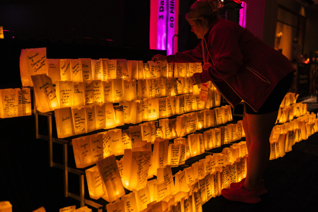 Luminarias at the 2025 New England 3-Day