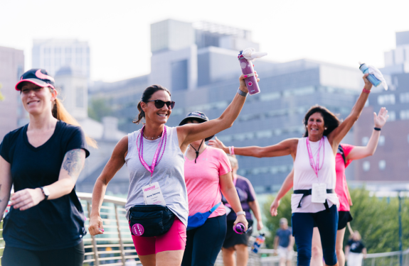 Walkers on Day 3 of the New England 3-Day 2025.
