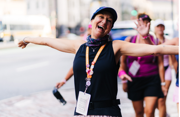 Sue T. at the Denver 3-Day