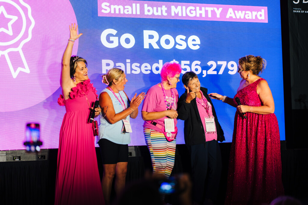 Team Go Rose wins the Small but Might award at the 2025 New England 3-Day