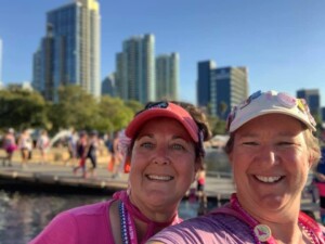Lesleigh and Jamie met at a training walk in 2009 for the Susan G. Komen San Deiego 3-Day.