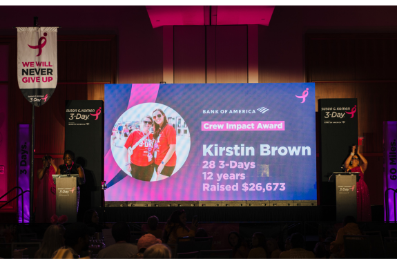 Kirstin B. at the 2025 Celebration of Champions in New England.