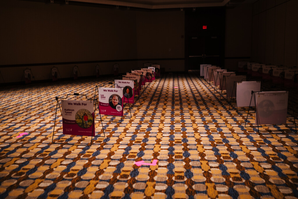 Memorial Mile at the 2025 Dallas/Fort Worth Komen 3-Day.