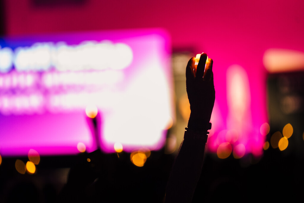Participants lit candles at the 2025 Dallas/Fort Worth 3-Day Honor Ceremony. 