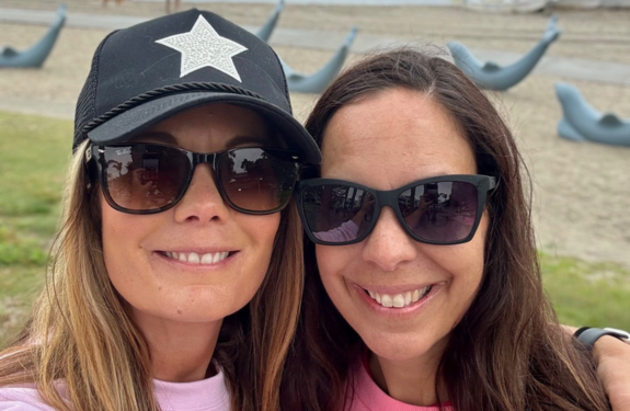 Brooke and Kelly will walk 60 miles in November at the San Diego 3-Day to honor their mom who died from triple negative breast cancer.