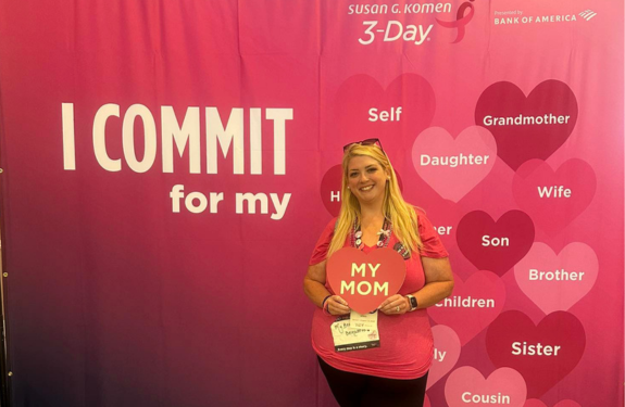 Erin P. walks the 3-Day for her mother, Bernadette.