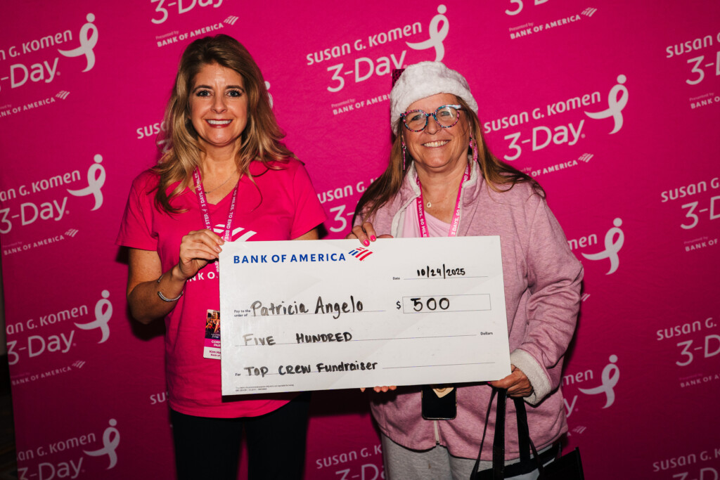 2025 Top Crew Fundraiser at the Dallas/Fort Worth 3-Day.