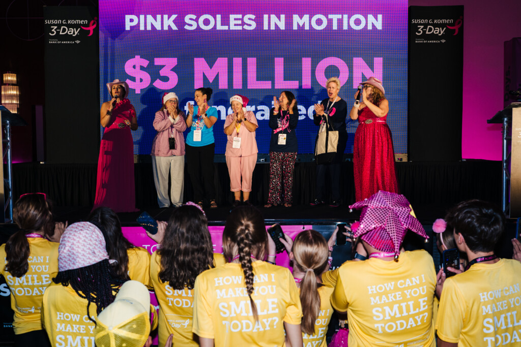 Pink Soles in Motion at the 2025 Dallas/Fort Worth 3-Day.