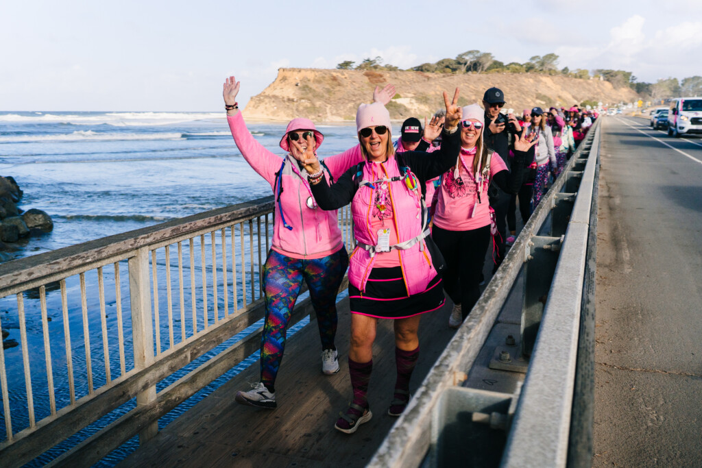 Walkers at the 2024 Susan G. Komen San Diego 3-Day.