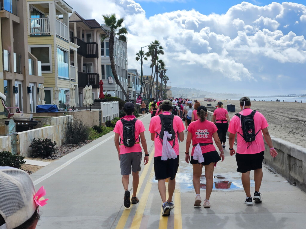 Cindy del Rocco and her sons at the San Diego 3-day.