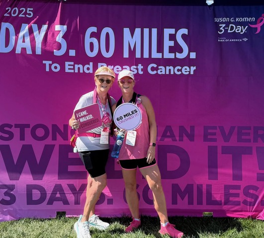 Jacki P. at the Susan G. Komen San Diego 3-Day.