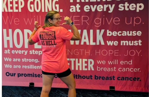 Heather B. at the 2025 Susan G. Komen Boston 3-Day.