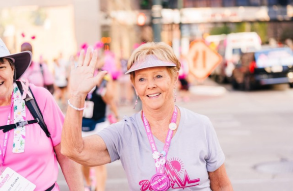Jacki P. at the Susan G. Komen 3-Day.