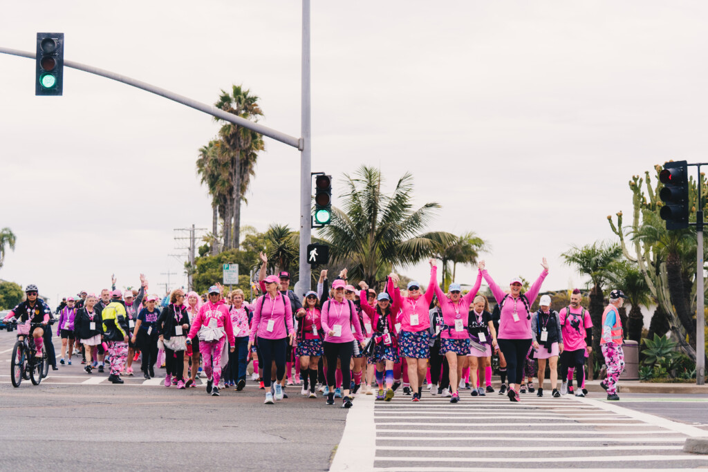 Along the route of the 2025 Susan G. Komen San Diego 3-Day.