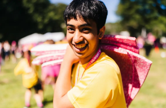 Sidh J. is a member of the Susan G. Komen 3-Day Youth Corps.