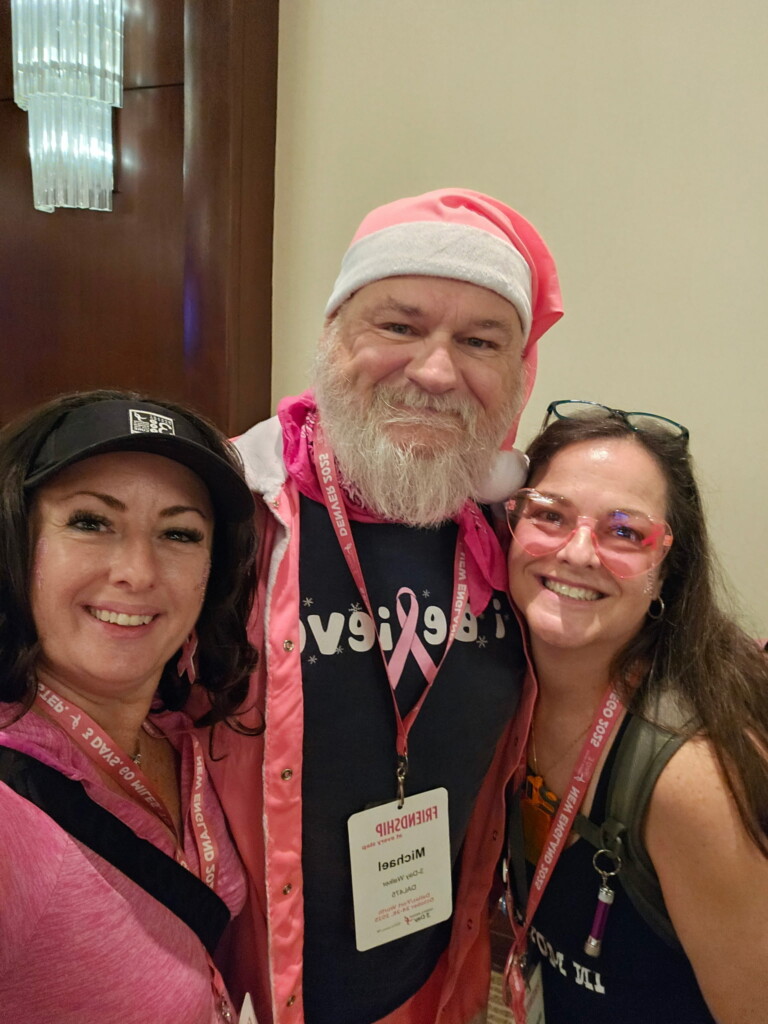 Tina G. and friends at the Komen 3-Day.