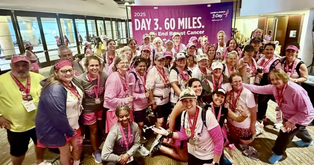Team Steps at the Susan G. Komen 3-Day.
