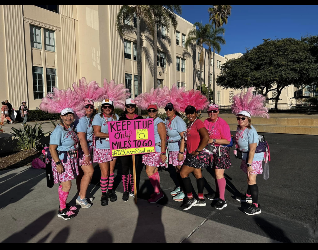 Team Viva Las Boobies at the Komen 3-Day.