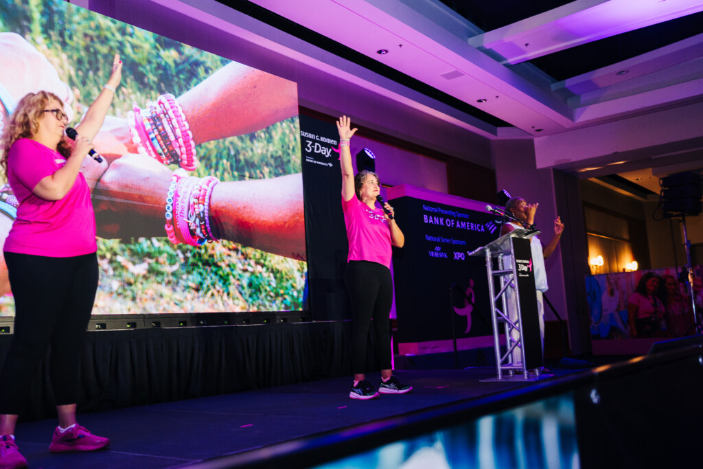 The Opening Ceremony of the 2026 Susan G. Komen 3-Day was held at the Marriott Copley Place.