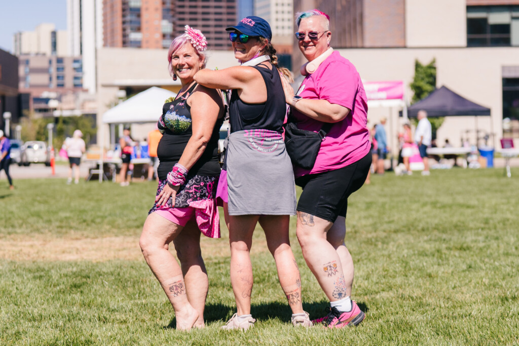 Alisen, Julie and Karen at the 2025 Denver 3-Day.