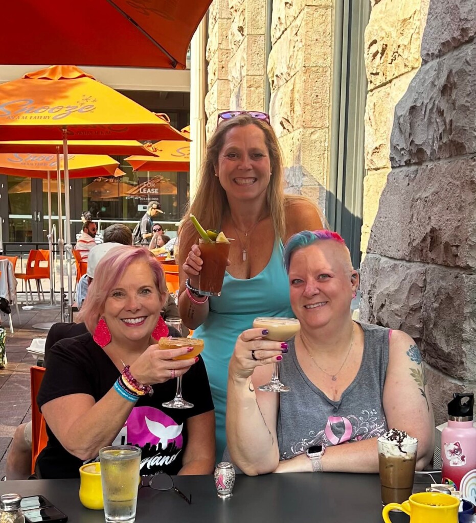 Alisen, Julie and Karen also see each other outside of the Komen 3-Day Series.