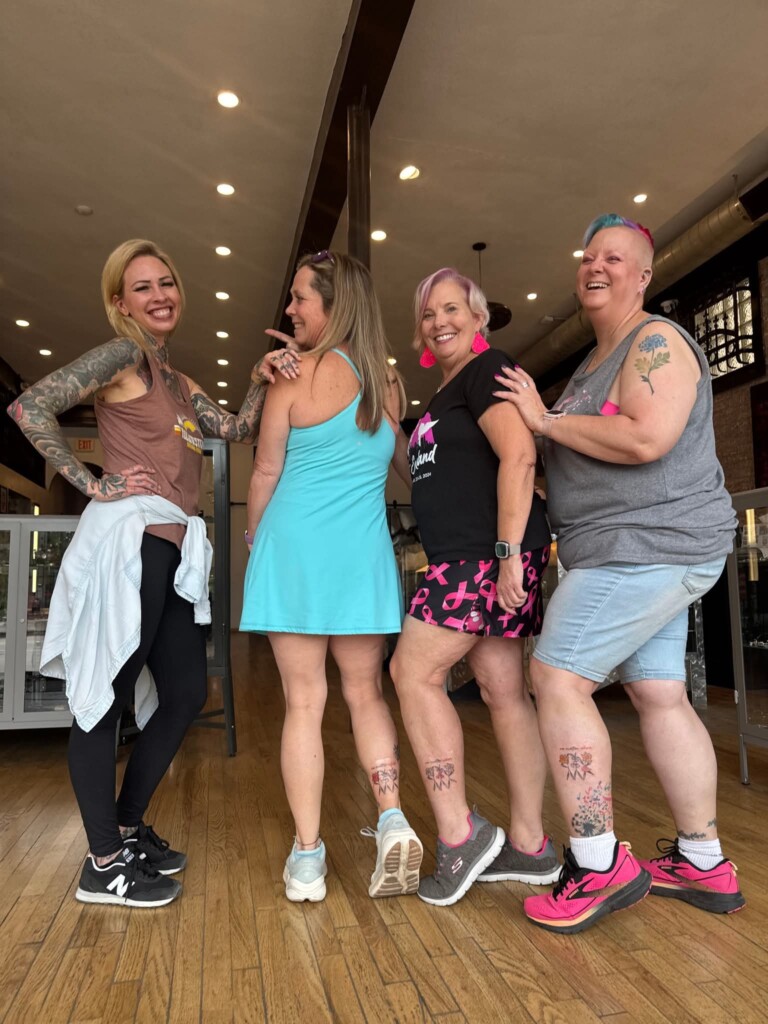 Alisen, Julie and Karen solidified their 3-Day friendship with a tattoo at the 2025 Denver 3-Day.